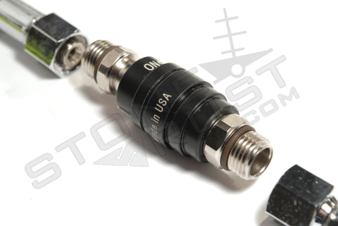 StoneRust.com - Omniswivel - Shutoff Valve 9/16" -18 M to 9/16" -18M - 1