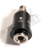 StoneRust.com - Omniswivel - Shutoff Valve 3/8" -24 F to 3/8" -24M (Reversible sleeve) - 2