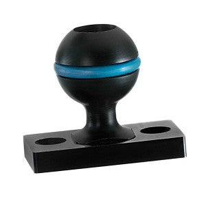 StoneRust.com - Underwater Light Dude - 1" Video Ball w/ Square Base & Base Adaptor for 2" Light Head Clip