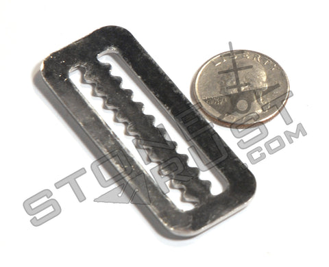 StoneRust.com - XSS - SS Weight Keeper Toothed Tri-Glide 2 inch Webbing